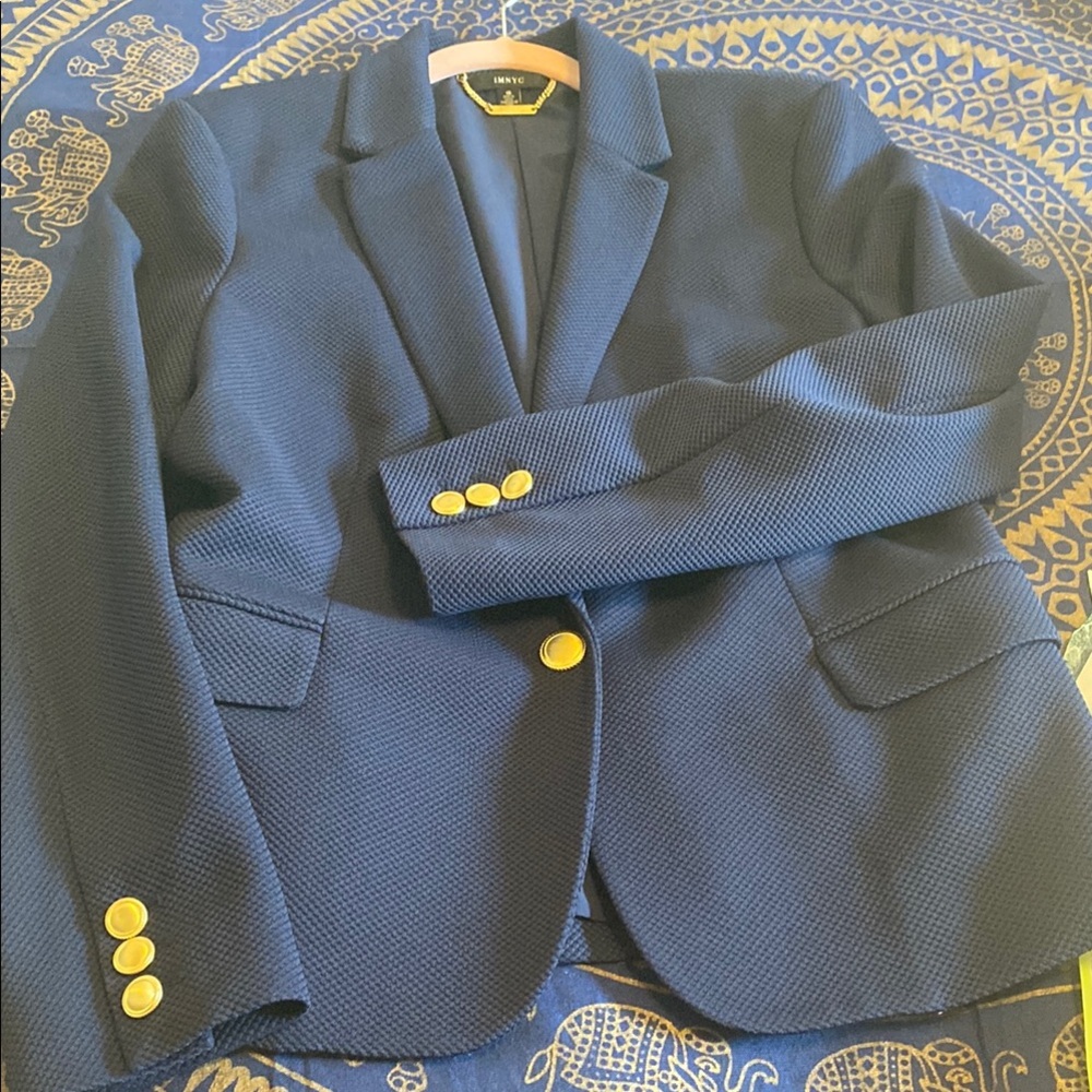 NYC Blue and Gold Blazer Professional Tailoring